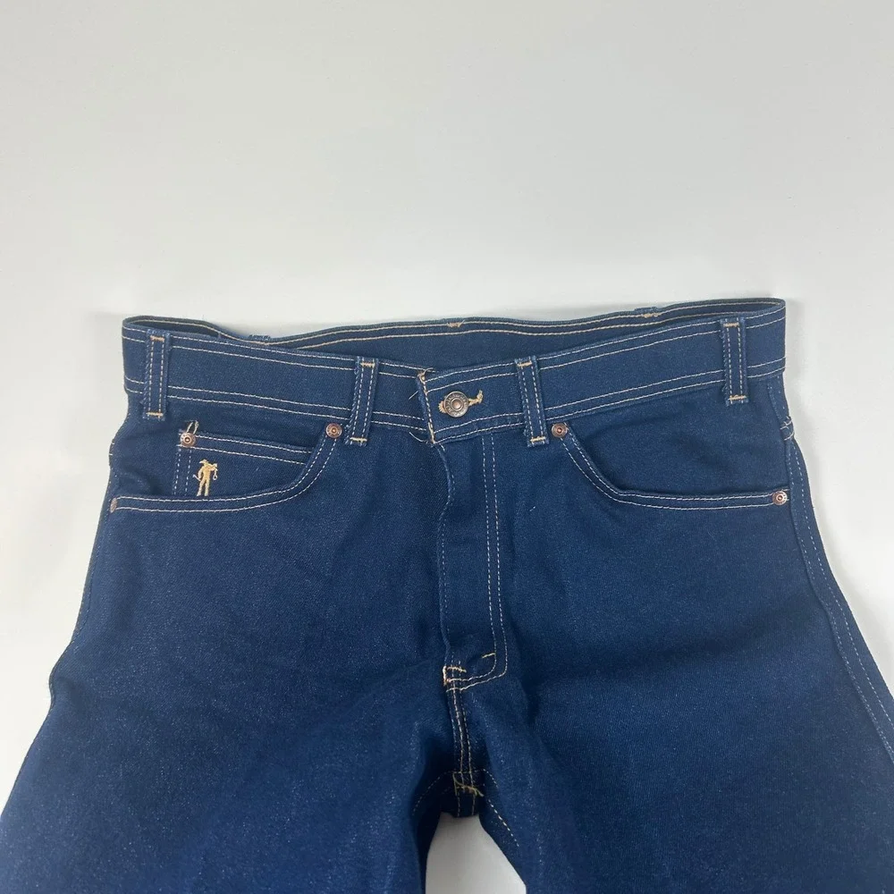 Levis For Men 34x30 VTG More Comfort Jeans Indigo Blue Orange Tab Dark Denim